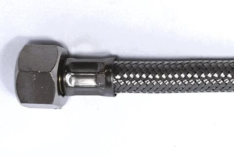 Hose Braided Stainless Steel 3/8 200cm