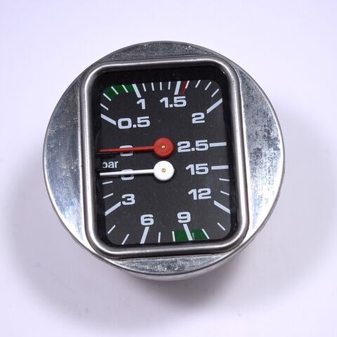 Gauge Faema Double Square Black Face