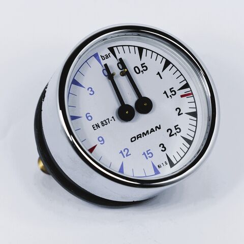Gauge Elektra Double Chrome