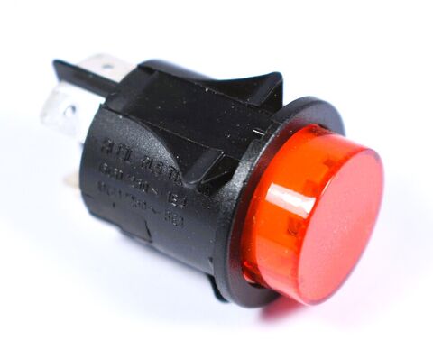 Switch Round Red On/Off Generic Lit