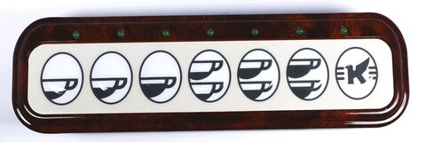 Elektra Touch Panel Briarwood 7 Buttons + LEDs