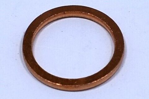 Washer Copper Flat 17 x 13.3 x 2.0 (1/4)