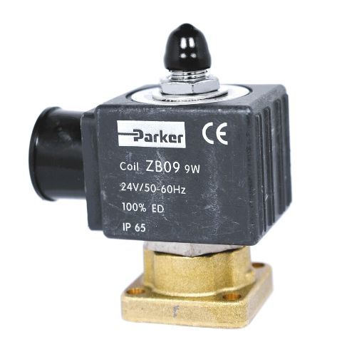 Solenoid Valve Parker 3 way Flange 24 Volt AC 9w