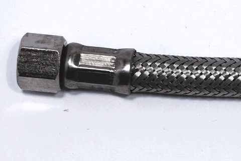 Hose Braided Stainl.Steel 1/8 60cm