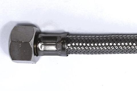 Hose Braided Stainless Steel 3/8  30cm