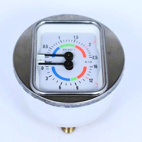 Gauge Faema Double White Square Face