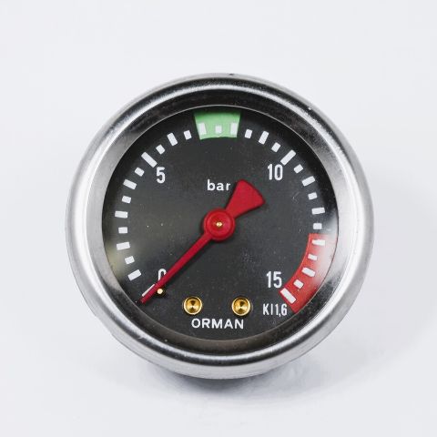Gauge Gaggia 0-15 bar Black Short Needle
