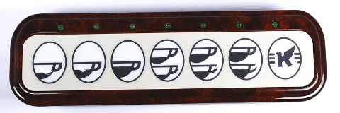Elektra Touch Panel Briarwood 7 Buttons + LEDs