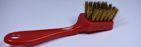 Grouphead Brush Brass Bristles